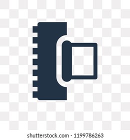 Trowel vector icon isolated on transparent background, Trowel transparency concept can be used web and mobile
