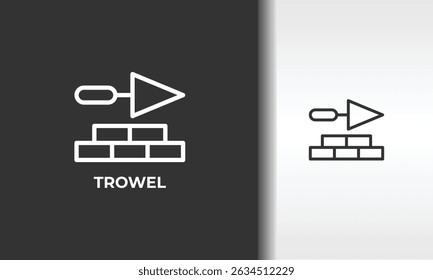 Kelle, Vektorsymbol, Symbol oder Logo-Zeichen, einzelne Symbolgrafik