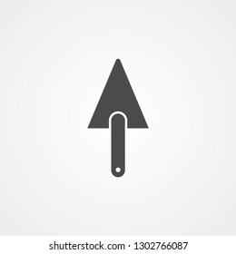Trowel vector icon sign symbol