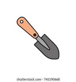 trowel  vector  illustration