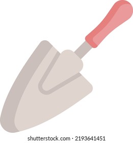 Trowel Vector illustration icon in trendy flat style isolated on white background