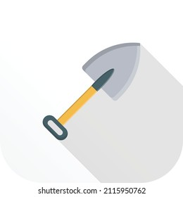 Trowel Vektorgrafik auf transparentem Hintergrund.Hochwertige Symbole.Vektorgrafik-Flachsymbol für Konzept und Grafikdesign.
