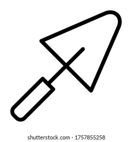 Trowel vector - worker tool icons