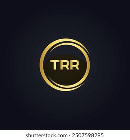 TRR logo. T R R design. White TRR letter. TRR, T R R letter logo design.