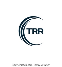 TRR logo. T R R design. White TRR letter. TRR, T R R letter logo design.