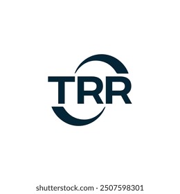 TRR logo. T R R design. White TRR letter. TRR, T R R letter logo design.