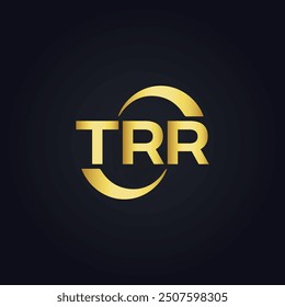 TRR logo. T R R design. White TRR letter. TRR, T R R letter logo design.