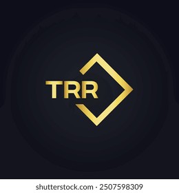 TRR logo. T R R design. White TRR letter. TRR, T R R letter logo design.