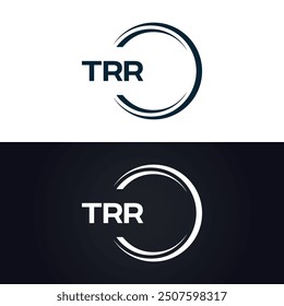 TRR logo. T R R design. White TRR letter. TRR, T R R letter logo design.