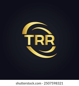 TRR logo. T R R design. White TRR letter. TRR, T R R letter logo design.