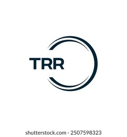 TRR logo. T R R design. White TRR letter. TRR, T R R letter logo design.