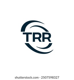 TRR logo. T R R design. White TRR letter. TRR, T R R letter logo design.