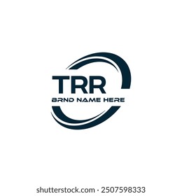 TRR logo. T R R design. White TRR letter. TRR, T R R letter logo design.