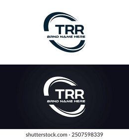 TRR logo. T R R design. White TRR letter. TRR, T R R letter logo design.