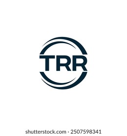 TRR logo. T R R design. White TRR letter. TRR, T R R letter logo design.