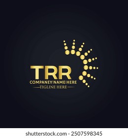 TRR logo. T R R design. White TRR letter. TRR, T R R letter logo design.