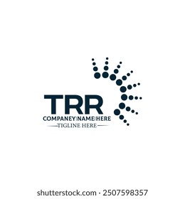 TRR logo. T R R design. White TRR letter. TRR, T R R letter logo design.