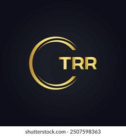 TRR logo. T R R design. White TRR letter. TRR, T R R letter logo design.