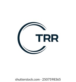 TRR logo. T R R design. White TRR letter. TRR, T R R letter logo design.