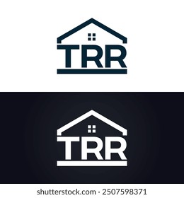 TRR logo. T R R design. White TRR letter. TRR, T R R letter logo design.