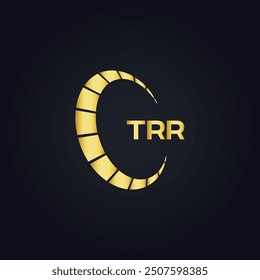 TRR logo. T R R design. White TRR letter. TRR, T R R letter logo design.