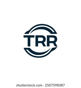 TRR logo. T R R design. White TRR letter. TRR, T R R letter logo design.