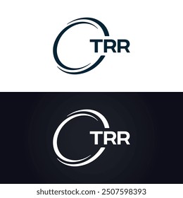 TRR logo. T R R design. White TRR letter. TRR, T R R letter logo design.