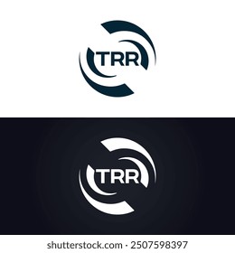 TRR logo. T R R design. White TRR letter. TRR, T R R letter logo design.