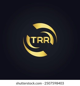 TRR logo. T R R design. White TRR letter. TRR, T R R letter logo design.