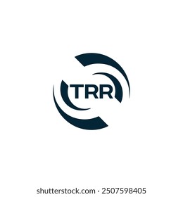 TRR logo. T R R design. White TRR letter. TRR, T R R letter logo design.