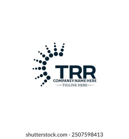 TRR logo. T R R design. White TRR letter. TRR, T R R letter logo design.