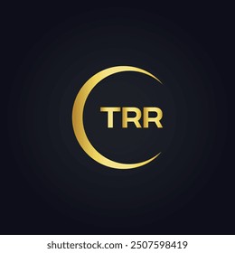 TRR logo. T R R design. White TRR letter. TRR, T R R letter logo design.