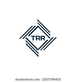 TRR logo. T R R design. White TRR letter. TRR, T R R letter logo design.