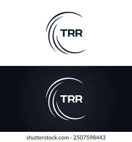 TRR logo. T R R design. White TRR letter. TRR, T R R letter logo design.