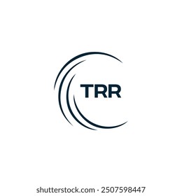 TRR logo. T R R design. White TRR letter. TRR, T R R letter logo design.