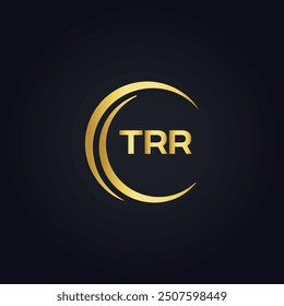 TRR logo. T R R design. White TRR letter. TRR, T R R letter logo design.