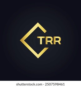 TRR logo. T R R design. White TRR letter. TRR, T R R letter logo design.