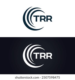 TRR logo. T R R design. White TRR letter. TRR, T R R letter logo design.