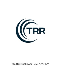 TRR logo. T R R design. White TRR letter. TRR, T R R letter logo design.