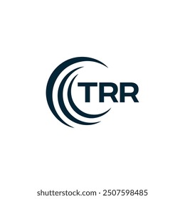 TRR logo. T R R design. White TRR letter. TRR, T R R letter logo design.