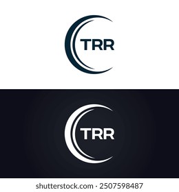 TRR logo. T R R design. White TRR letter. TRR, T R R letter logo design.