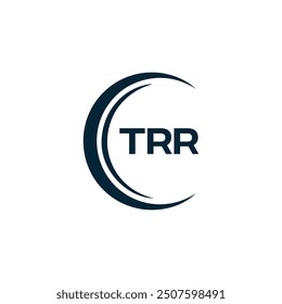 TRR logo. T R R design. White TRR letter. TRR, T R R letter logo design.