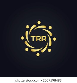 TRR logo. T R R design. White TRR letter. TRR, T R R letter logo design.