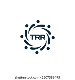 TRR logo. T R R design. White TRR letter. TRR, T R R letter logo design.