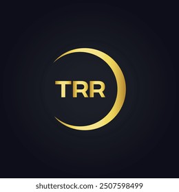 TRR logo. T R R design. White TRR letter. TRR, T R R letter logo design.