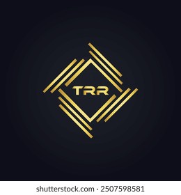 TRR logo. T R R design. White TRR letter. TRR, T R R letter logo design.