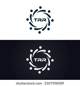 TRR logo. T R R design. White TRR letter. TRR, T R R letter logo design.