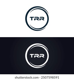 TRR logo. T R R design. White TRR letter. TRR, T R R letter logo design.