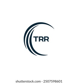 TRR logo. T R R design. White TRR letter. TRR, T R R letter logo design.