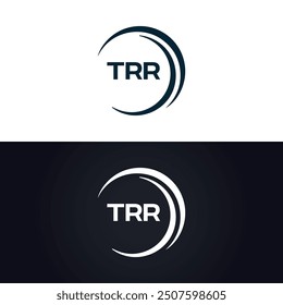 TRR logo. T R R design. White TRR letter. TRR, T R R letter logo design.